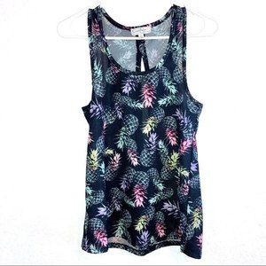 Jessica Simpson Pineapple Workout Tank Size Small